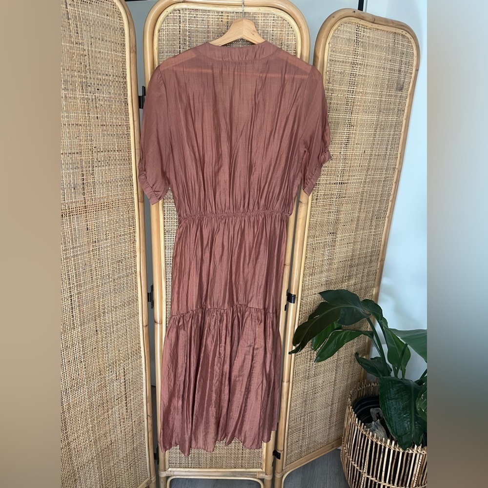 Mod Ref Savannah Dress - Dusty Rust Size Large - Picture 6 of 7
